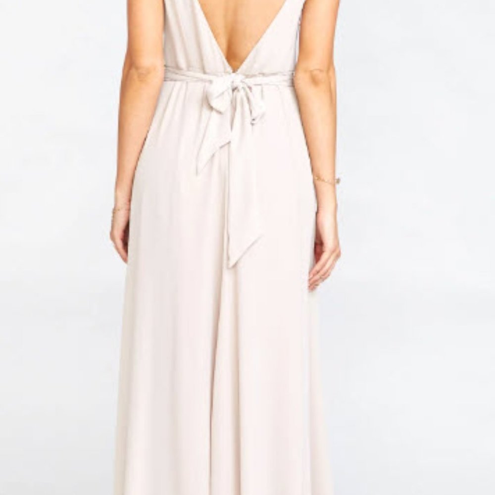 Show me your mumu Jenn Maxi Dress - BRIDESMAID - SHOW ME THE RING CRISP - Picture 2 of 3